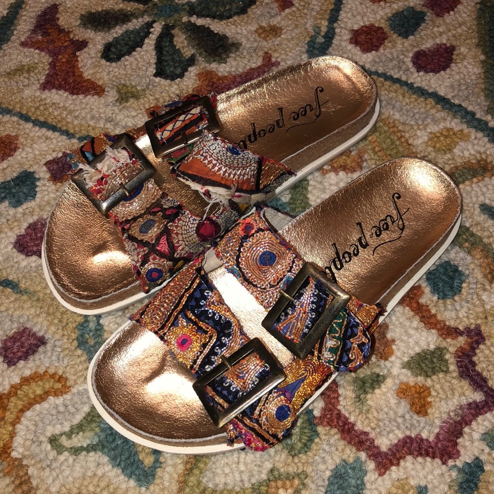Free People Bali Footbed sandals.
